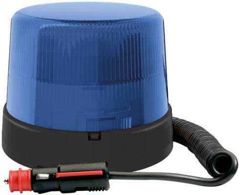 HELLA 2RL 011 484-121 LED-Rundumkennleuchte - KL 7000 - 12/24V - Magnetbefestigung - blau