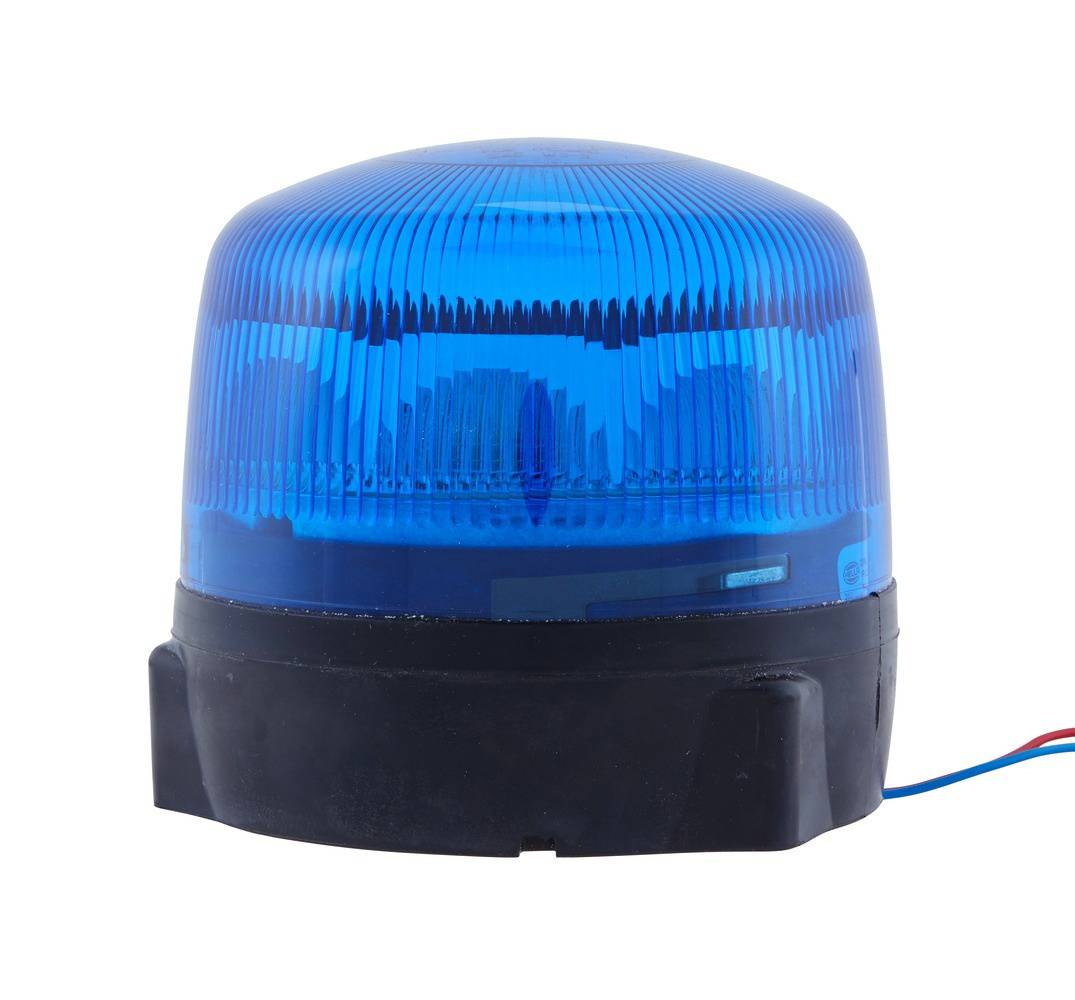 HELLA 2RL 010 979-101 LED-Rundumkennleuchte - RotaLED - 12/24V - geschraubt - blau - Kabel: 200mm