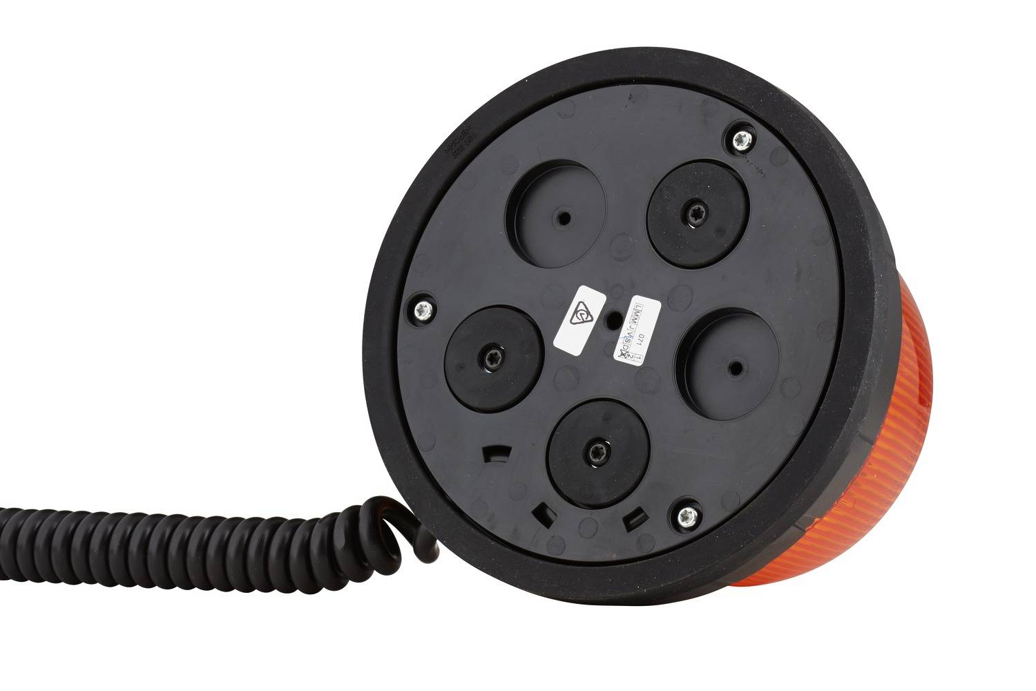 HELLA 2RL 014 979-021 LED-Rundumkennleuchte - RotaLED Compact - 12/24V - gelb - Magnetbefestigung -