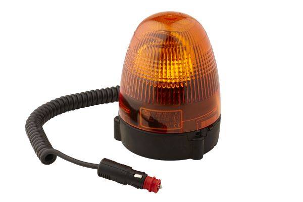 HELLA 2RL 007 337-021 Halogen-Rundumkennleuchte - KL Rotafix - 12V - gelb - Magnetbefestigung - gelb