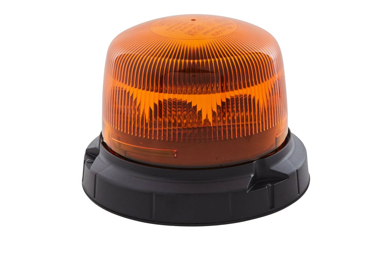 HELLA 2RL 014 979-031 Rundumkennleuchte - RotaLED Compact - 12/24V - Rohrstutzen, flexibel - gelb -