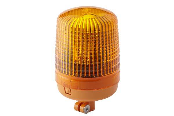 HELLA 2RL 008 060-111 Halogen-Rundumkennleuchte - KL 7000 - 24V - gelb - Rohrstutzen - gelb