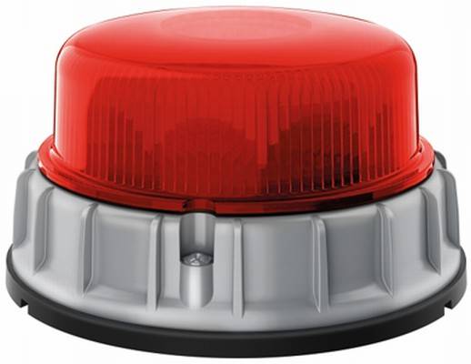 HELLA 2XD 011 557-121 LED-Blitz-Kennleuchte - K-LED 2.0 - 12/24V - rot - Anbau - rot