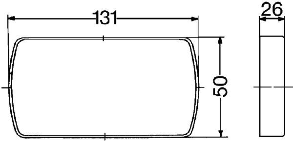 HELLA 2XD 010 312-811 Blitz-Kennleuchte - BSN-LED - 12/24V - gelb - Kabel: 300mm - Set