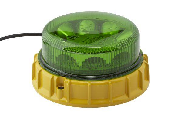 HELLA 2XD 011 557-031 LED-Blitz-Kennleuchte - K-LED Mining - 12/24V - grün - Anbau - grün