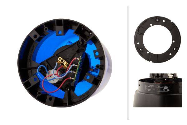 HELLA 2RL 008 061-001 Halogen-Rundumkennleuchte - KL 7000 - 12V - geschraubt - blau
