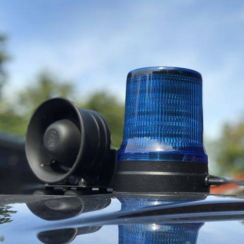 Mobile Warnanlage im Pilotenkoffer