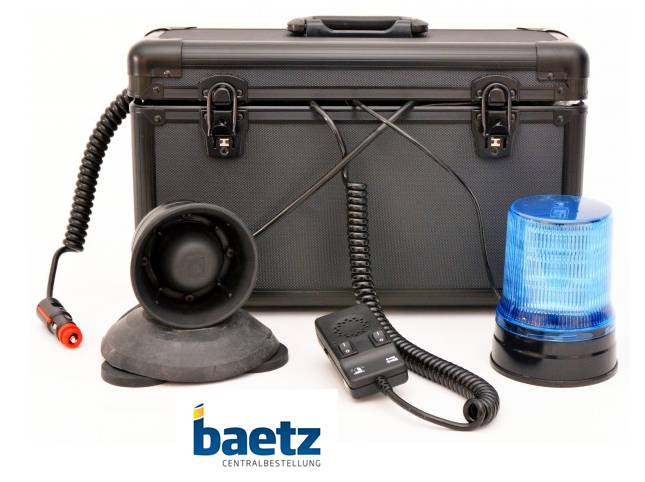 Mobile Warnanlage im Pilotenkoffer