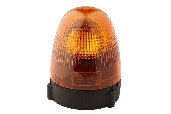 HELLA 2RL 007 337-001 Halogen-Rundumkennleuchte - KL Rotafix - 12V - gelb - Anbau/geschraubt - gelb