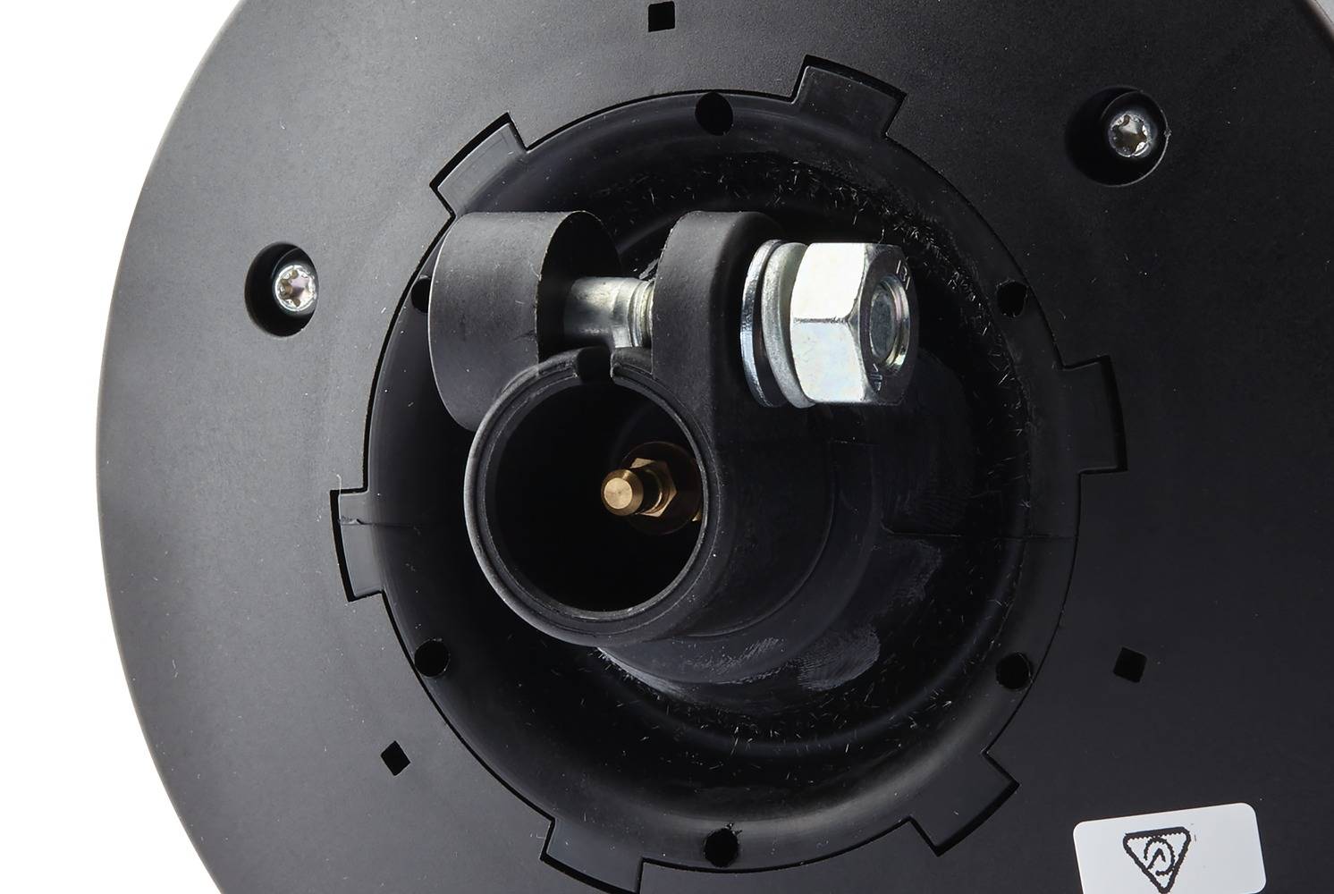 HELLA 2RL 014 979-011 LED-Rundumkennleuchte - RotaLED Compact - 12/24V - gelb - Rohrstutzen, flexibe