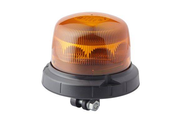 HELLA 2RL 014 979-011 LED-Rundumkennleuchte - RotaLED Compact - 12/24V - gelb - Rohrstutzen, flexibe