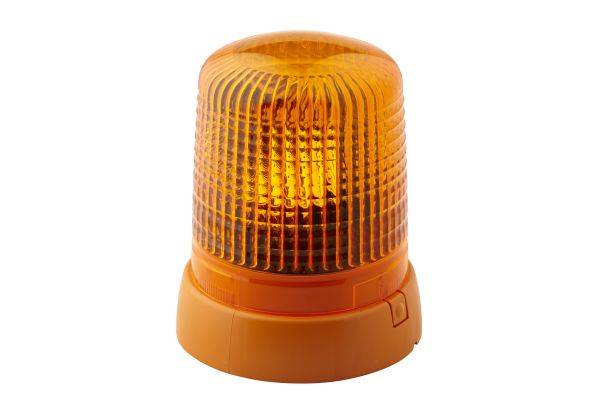 HELLA 2RL 008 061-111 Halogen-Rundumkennleuchte - KL 7000 - 24V - gelb - Anbau/geschraubt - gelb - S