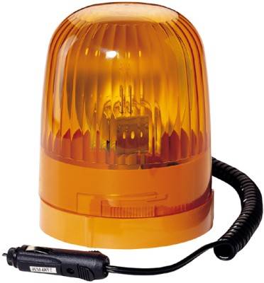 HELLA 2RL 007 552-011 Halogen-Rundumkennleuchte - KL Junior - 24V - gelb - Magnetbefestigung - gelb