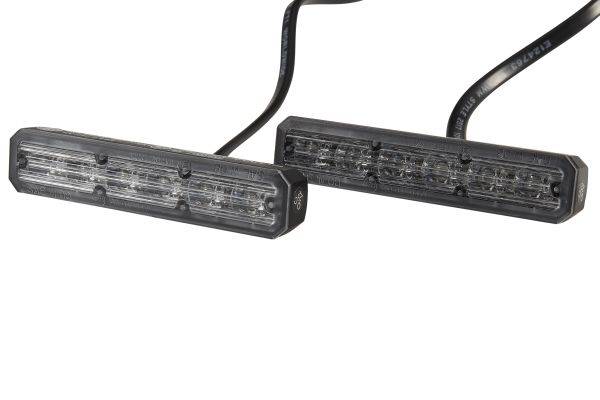 HELLA 2XD 012 160-961 LED-Blitz-Kennleuchte - BST - 12/24V - gelb - Einbau/geschraubt - glasklar - g
