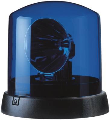 HELLA 2RL 008 065-011 Halogen-Rundumkennleuchte - KL 8000 - 24V - Anbau - blau