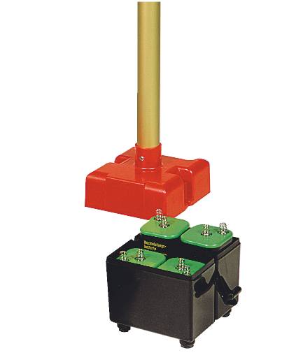 Leitkegel-Blitz-Richtstrahler, Batteriebetrieb, ein-/zweiseitige Ausführung