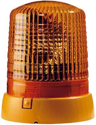 HELLA 2RL 008 061-111 Halogen-Rundumkennleuchte - KL 7000 - 24V - gelb - Anbau/geschraubt - gelb - S