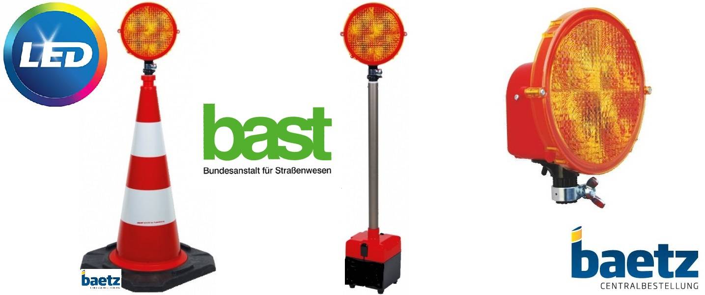 LED Leitkegel-Richtstrahler, RS 2000, Batteriebetrieb