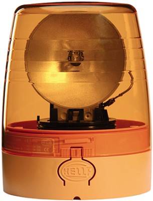 HELLA 2RL 008 965-011 Halogen-Rundumkennleuchte - KL JuniorPlus - 24V - gelb - Anbau/geschraubt - ge