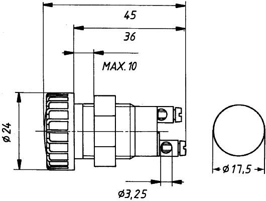 HELLA 2AA 008 592-031 Kontrollleuchte - Halogen - 12/24V - H - geschraubt
