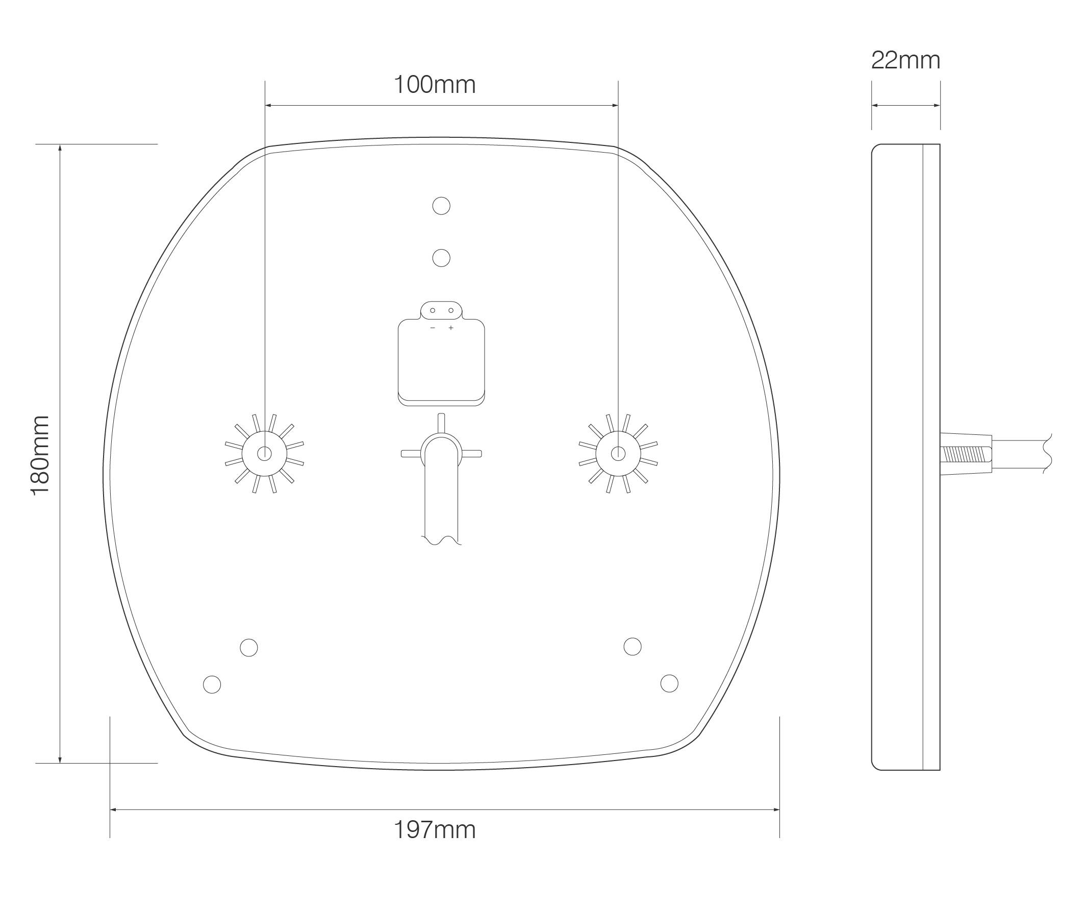 LED Rückleuchte rechts, LKW/Trailer, 1,2 m Anschlusskabel