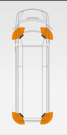 LED Blitzmodul, "Wide Angel", 120 Grad Eckblitzmodul, Gelb, ECE R65, ECE R10