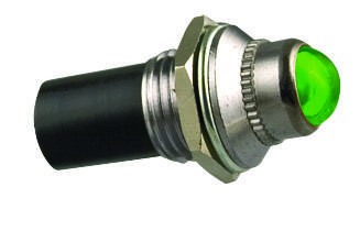 Kontrolleuchte, Pilotenleuchte, Warnleuchte, Statusleuchte, Grün, 12 Volt