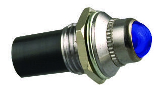 Kontrolleuchte, Pilotenleuchte, Warnleuchte, Statusleuchte, Blau, 12 Volt