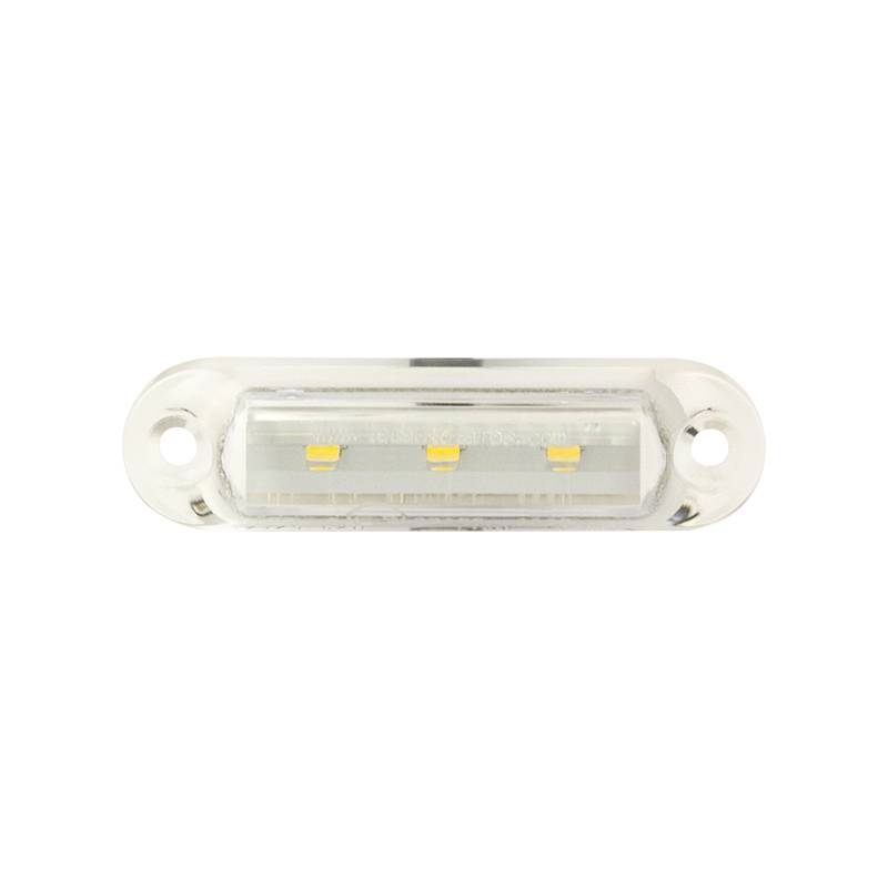 LED Positionsleuchte, Frontleuchte, Aufbauleuchte, Serie 16, Weiß, 12 Volt