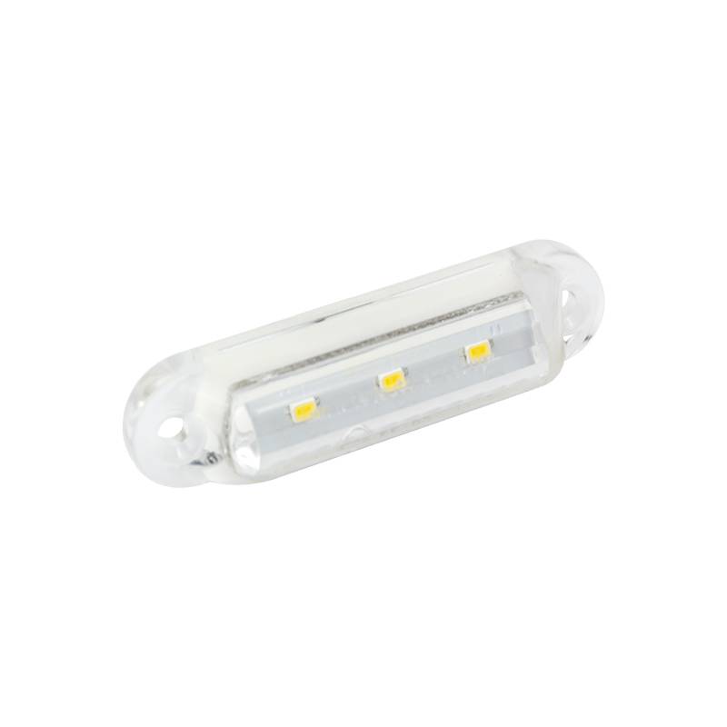 LED Positionsleuchte, Frontleuchte, Aufbauleuchte, Serie 16, Weiß, 12 Volt