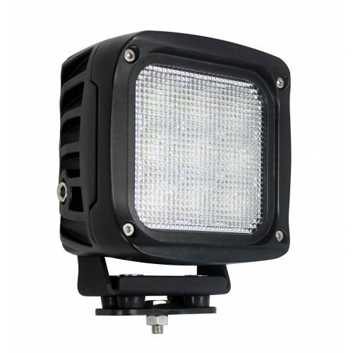 Large Square 45W Work Lamp w/ Black Housing - 12/24v (Floo