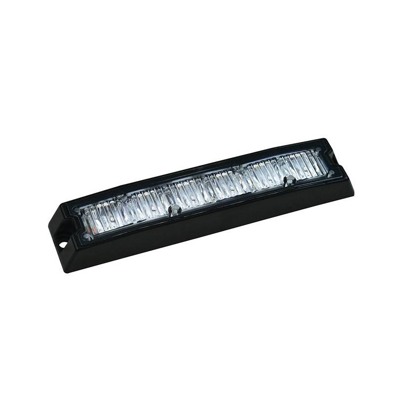 LED Blitzmodul, LED-Farbe Gelb, 6 x 3 Watt LEDs, ECE R65