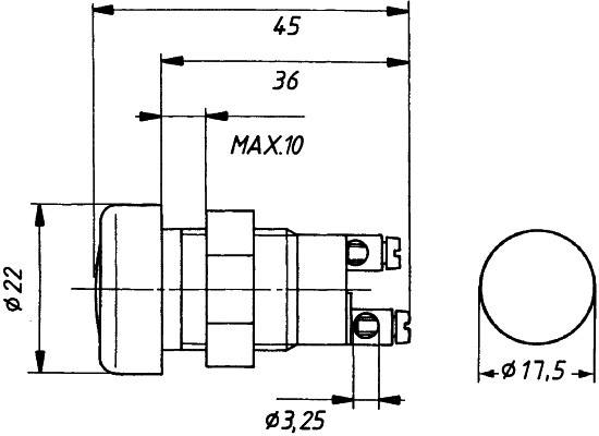 HELLA 2AA 008 595-021 Kontrollleuchte - Halogen - 12/24V - H - geschraubt