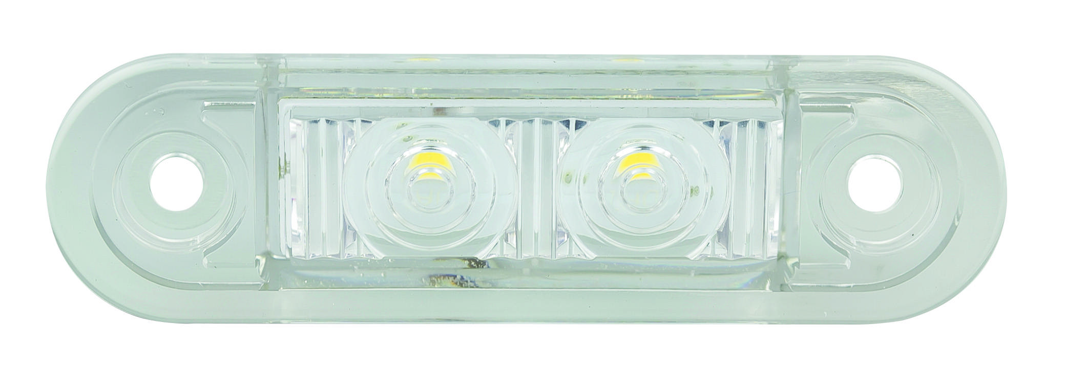 LED Positionsleuchte, Frontleuchte, Weiß, 12/24 Volt, ECE