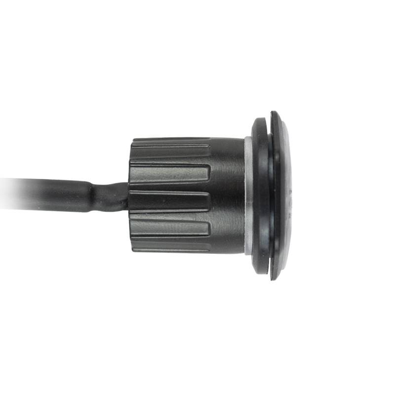 Rundes LED Blitzmodul, ECE R65, Serie "HideAway", Gelb, 50 mm Ø, Ein- und Aufbau