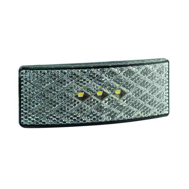 LED Positionsleuchte mit Rückstrahler, Black Edition, Serie EU38, Click & Stick