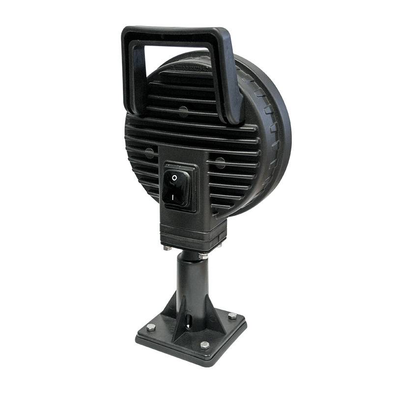 36W Work Lamp with Handle. Swivel Base, and On/Off Switch