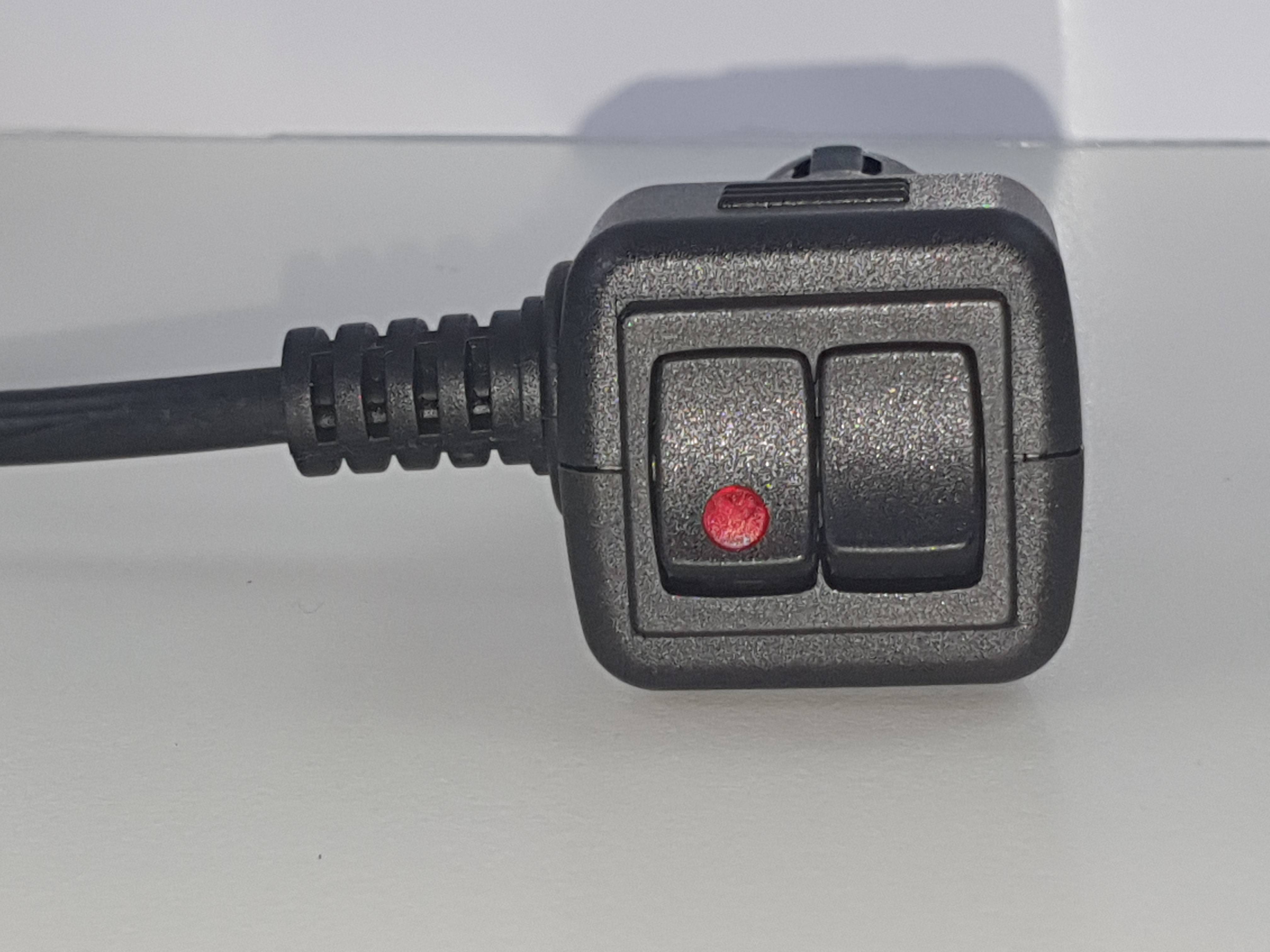 LED Front Scheibenblitzer, 8 LEDs, Serie Q-LED, LED Farbe Blau