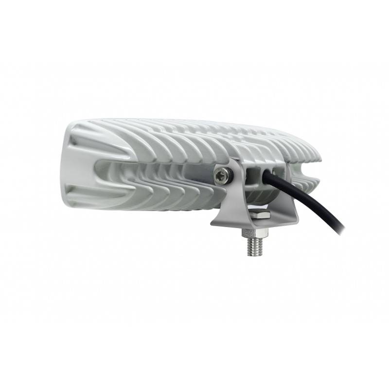 18W Work Lamp with White Housing - 12/24v (Spot)