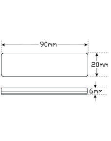Rückstrahler-Set, Reflektor, Weiß, ECE geprüft, 3M Selbstklebend