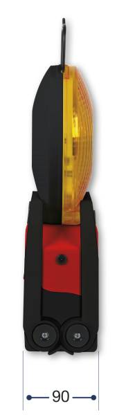 Horizont Euro-Blitz Compact, Akkuversion, LED Warnleuchte, zweiseitig