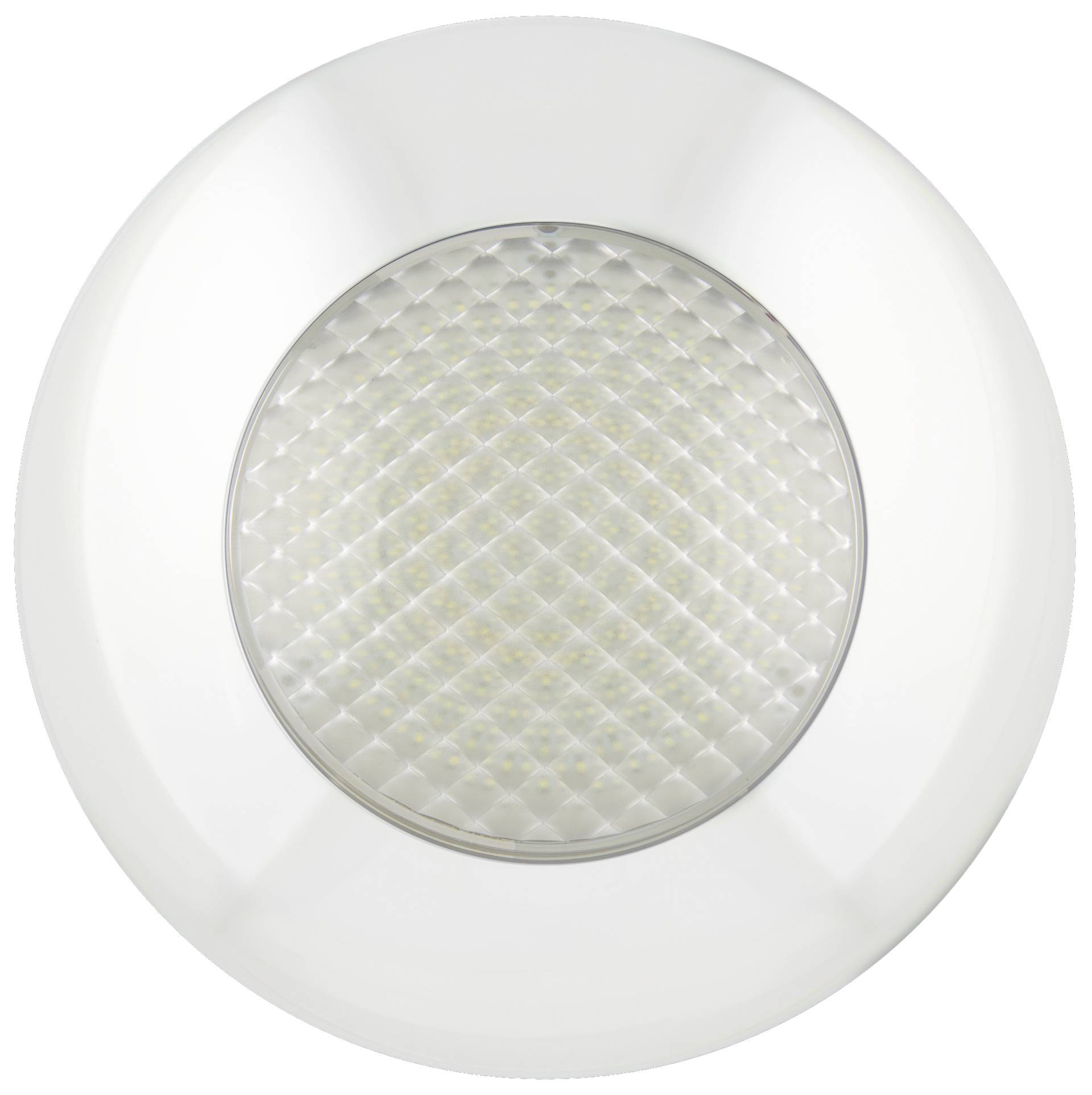 LED Innenraumleuchte, Serie 143, 120 LED, weißer Rahmen, 12 Volt