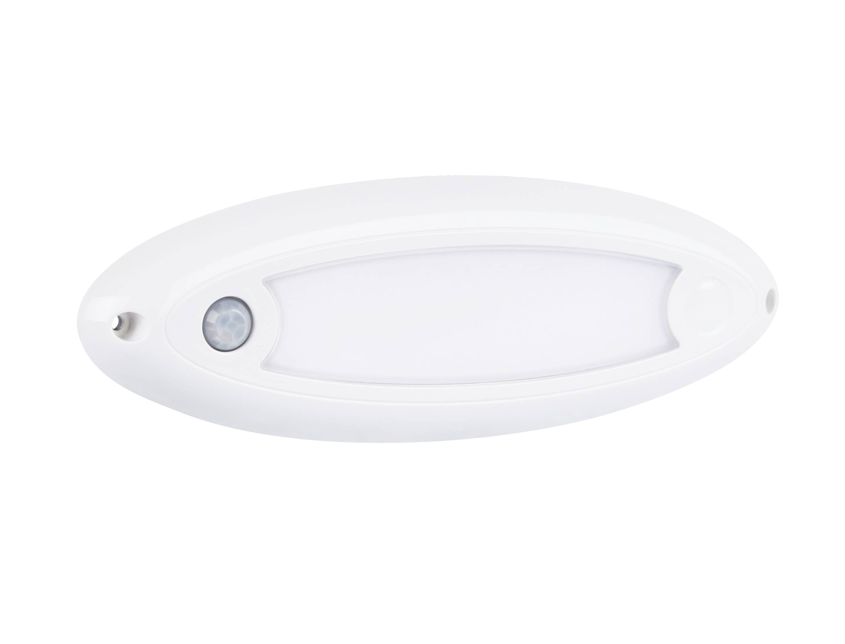 LED Innenraumleuchte, Oval, Serie 20109, Bewegungsmelder, 45 LED, 12/24 Volt