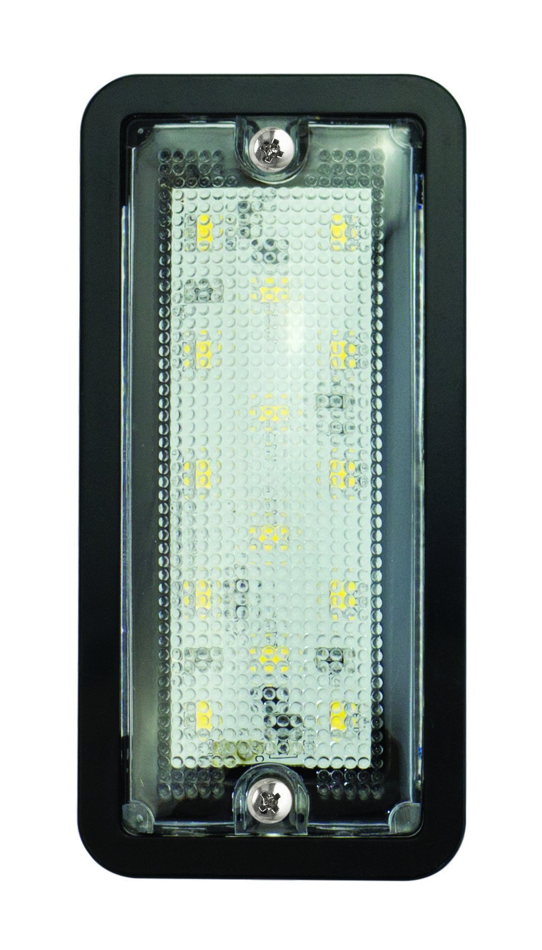 LED Innenraumleuchte, Serie 148, Black Edition, rechteckig, 120°, 12 Volt