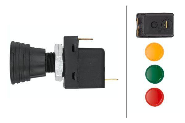 HELLA 6ED 004 778-001 Schalter - S04 - Zugbetätigung - 12V - Anschlussanzahl: 3 - geschraubt - Ein/A