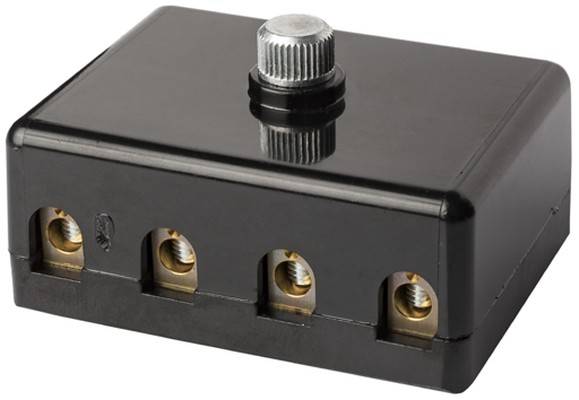 HELLA 8JD 002 294-201 Sicherungsdose - 4-polig - 8A - schwarz - Stecker: Schraubkontakt