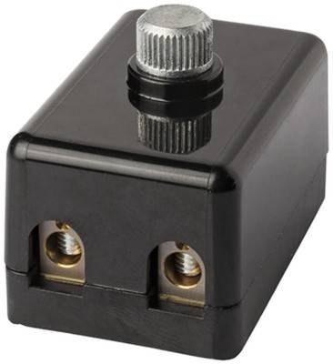HELLA 8JD 002 289-201 Sicherungsdose - 2-polig - 8A - schwarz - Stecker: Schraubkontakt - mit Sicher