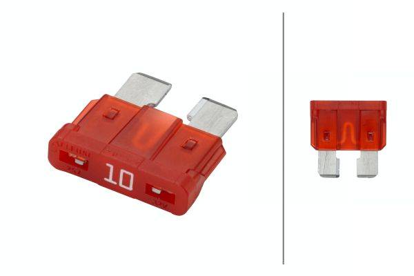 HELLA 8JS 711 686-821 Sicherung - ATO - 10A - rot - Menge: 5