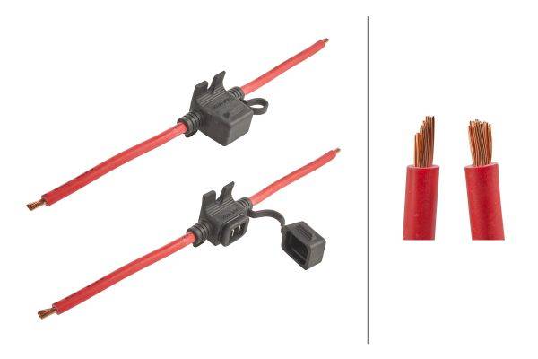 HELLA 8JD 743 557-121 Sicherungshalter - LowProf. JCASE - Spannung bis: 58V - mit Deckel