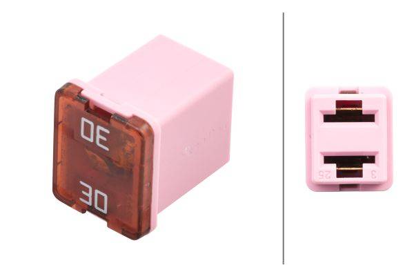 HELLA 8JS 740 026-751 Sicherung - Low Profile JCASE - 30A - rosa